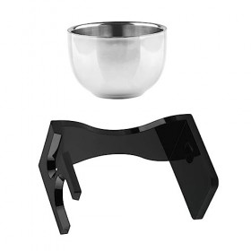 minkissy Lot de 2 ensembles de rasage, cadeaux pour mari, petit ami, brosse de rasage, support de rasage, blaireau et bol de 