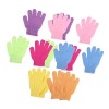 BAFAFA Lot de 3 Gants exfoliants for Enfants, 14 Gants de Douche, Gants exfoliants, Gants de Bain, Douche exfoliante, Serviet