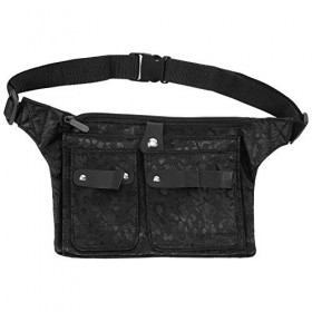 GLSTOY Ciseaux Fanny Pack Porte-Ciseaux Clipper Titulaire Pochette De Coiffure Outils De Coupe De Cheveux Sac Professionnel C