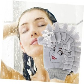 4 Pièces Gants De Bain Réversibles Épurateur De Bain Pour Le Nettoyage Du Corps Éponges Pour Usage Domestique Gants De Bain E
