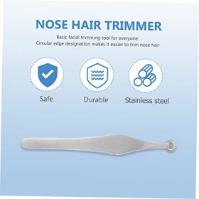 Beaupretty 2 Pièces Pince À Épiler Les Poils Du Nez Pince À Cils Tondeuse À Barbe Outil De Cils Tondeuse À Cheveux Du Nez Épi