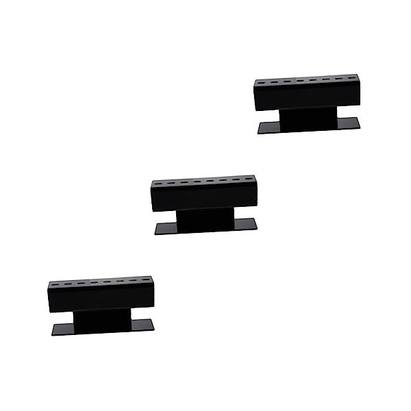 minkissy 3 Pièces Porte-Pince À Cils Pince À Épiler En Plastique Fournitures DExtensions De Cils Présentoirs En Acrylique Su