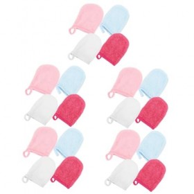 minkissy 20 Pcs Nettoyant Le Bout Des Doigts Sable Hors Gant Gants De Gommage Pour Le Corps Serviettes En Microfibre Pour Le 