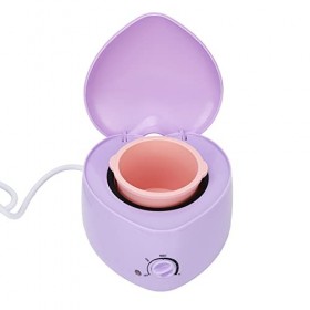 Mini Chauffe-Cire Facile à Nettoyer, Mini Pot de Cire, Nœud Rotatif en Forme de Cœur, Chauffage Rapide pour Salon de beauté 