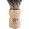 Omega Brosse à raser en fibre synthétique, manche en bois de hêtre – 1 unité