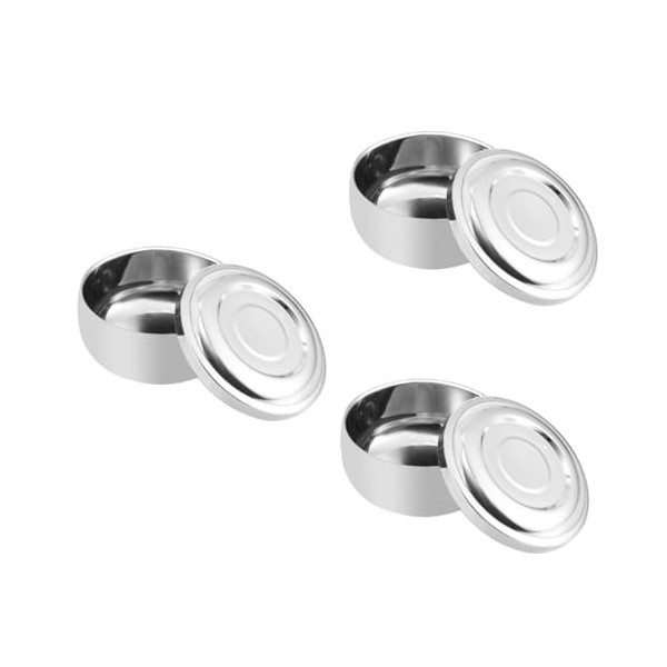 minkissy 2 Pièces Bol De Mousse À Raser Pour Hommes Bol À Raser Avec Couvercle Tasse À Raser Avec Couvercle Bol À Raser En Bo