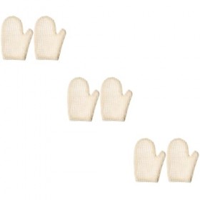 FRCOLOR 6 Pièces Gants De Bain Épurateur De Nettoyage Gants De Nettoyage Gants De Massage Gant Exfoliant Gants De Douche Exfo