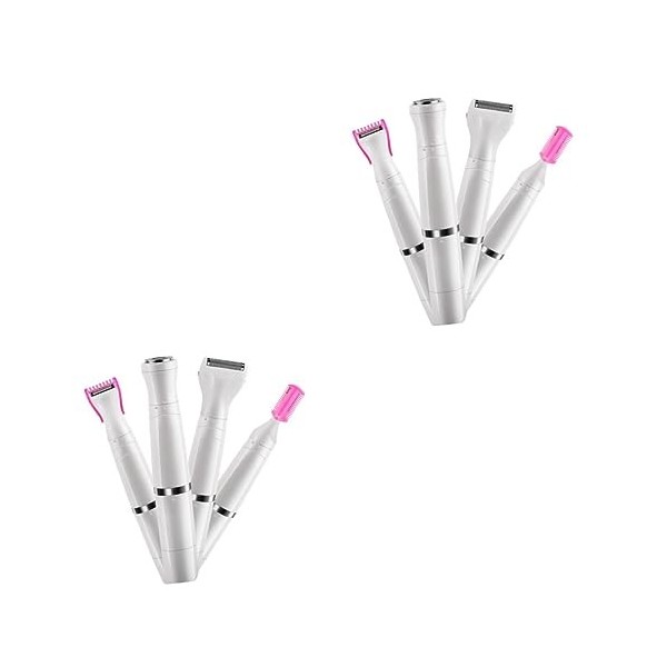 minkissy 1Pc 4 1 Rasoir Pour Le Visage Rasoir Facial Rasoirs Électriques Dames Rasoir Nez Tondeuse Électrique Rasoir De Sourc