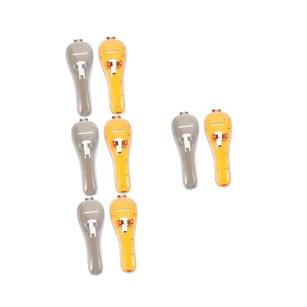 FRCOLOR 10 Pcs Tondeuse Électrique Conteneur Protecteur Rasoirs Hommes Petit Manuel Hommes Rasoir Toilettage Bleu Rasoir Sécu