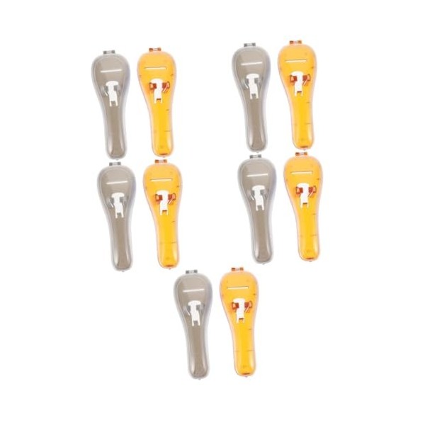 FRCOLOR 10 Pcs Tondeuse Électrique Conteneur Protecteur Rasoirs Hommes Petit Manuel Hommes Rasoir Toilettage Bleu Rasoir Sécu