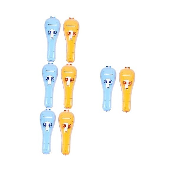 FRCOLOR 10 Pcs Tondeuse Électrique Conteneur Protecteur Rasoirs Hommes Petit Manuel Hommes Rasoir Toilettage Bleu Rasoir Sécu