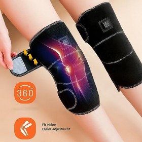 Masseur de genou chauffant à compression chaude, vibration, moxibustion, chauffage électrique, masseur de genou pour épaule