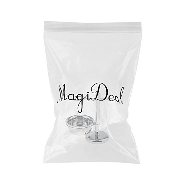 MagiDeal 2pcs Bol à Svaon à Barbe + Support Stand de Rasoir de Sécurité et Blaireau à Raser - Kit Outil de Rasage Manuel en A