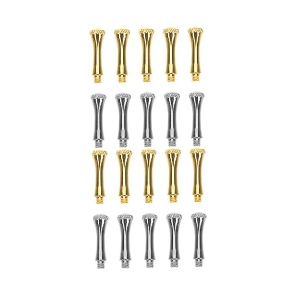 Beaupretty 30 Pièces Repose-Ciseaux Partie En Acier Coiffure Coupe Ongles Cheveux Dorés + Accessoires De Doigt En Acier Inoxy