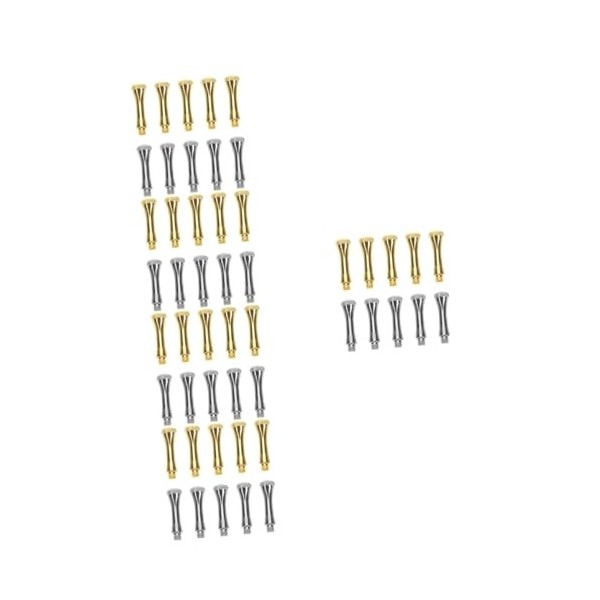 Beaupretty 30 Pièces Repose-Ciseaux Partie En Acier Coiffure Coupe Ongles Cheveux Dorés + Accessoires De Doigt En Acier Inoxy
