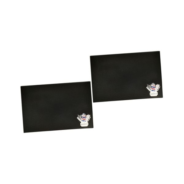 FOMIYES 2 Pcs Tapis De Rangement Ciseaux Machine À Café Tapis Barbier Clipper Plateau Bar Service Tapis Coussin Bar Tapis Tap