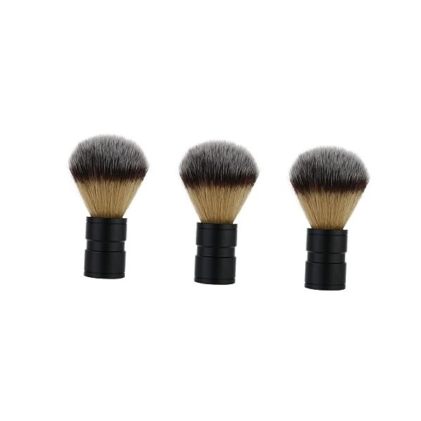 Beavorty 3 Pièces Brosse À Barbe En Nylon Brosse En Nylon Brosse À Moustache Hommes Brosse À Barbe Propre Manche En Aluminium