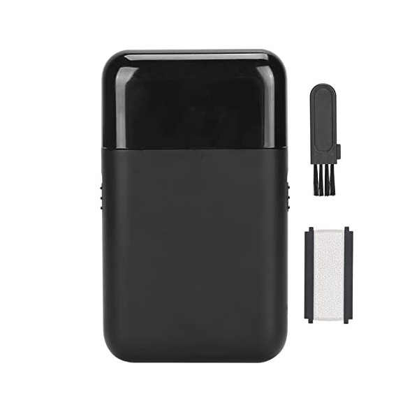 Rasoir électrique à Grille, Rasoir électrique, Tondeuse à Barbe, Rasoir électrique de Chargement USB de Voyage Portable pour 