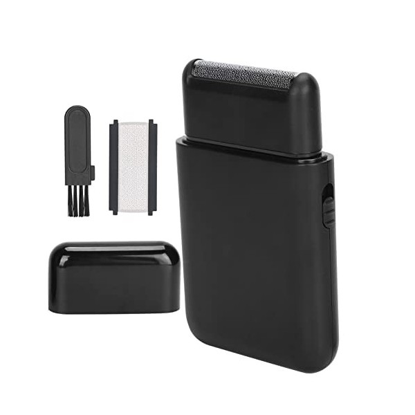 Rasoir électrique à Grille, Rasoir électrique, Tondeuse à Barbe, Rasoir électrique de Chargement USB de Voyage Portable pour 