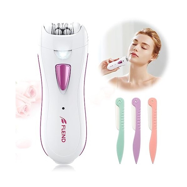 Epilateur Electrique Femme, Épilateur pour femme 2 en 1, tondeuse bikini, dépilation du visage, épilateur électrique pour le