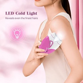 Epilateur Electrique Femme, Electrique Epilateur Femme Sans Fil Épilateur pour Visage des Femme, Épilateur Électrique pour Vi