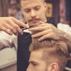 Jeux de ciseaux de coupe de cheveux, 17,5 cm en acier inoxydable barbier ciseaux de coiffure multifonctions salon amincisseme