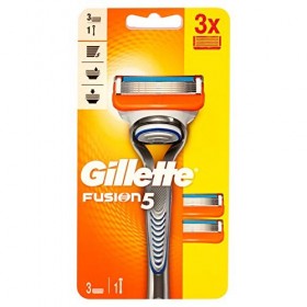 Gillette Fusion 5 Rasoir homme avec 3 lames de rechange