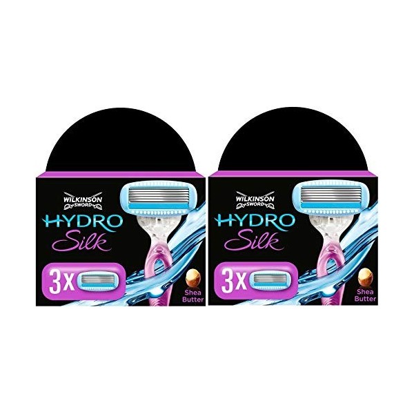 2 lames Wilkinson Sword 7000060G Hydro Silk 3 s