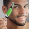 SHOP-STORY - Tondeuse de Précision pour Nez Oreille Cou Moustache Sourcils Visage Rasoir Rasage Vert