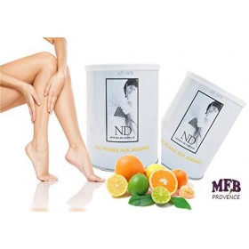 MFB Provence® - Cire à épiler pelable aux agrumes en pot - 2 pots de 800 gr