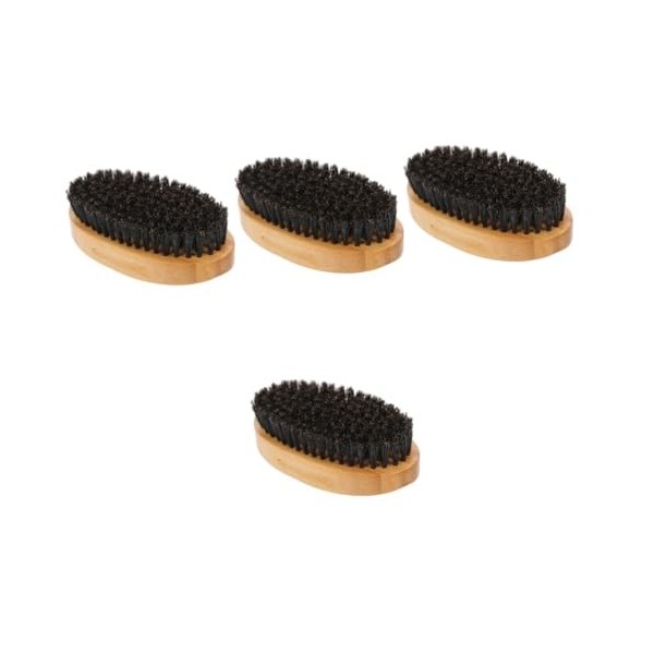 FOMIYES 4 Pièces Brosse De Coiffure Hommes Blaireau Blaireaux Pour Hommes Peigne De Coiffure Brosse À Barbe Pour Hommes Barbe