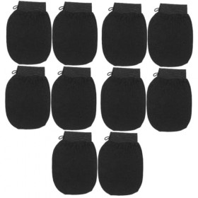 POPETPOP 10 Pièces Gants Exfoliants Gant Exfoliant Coréen Gants De Bain Luffa Gant De Douche De Bain Gant Exfoliant De Bain G