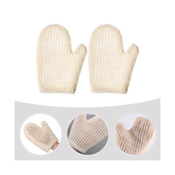 minkissy 6 Pièces Gants De Bain Épurateur De Nettoyage Épurateur De Bain Pour Le Corps Onsen Serviette De Bain Gants De Gomma