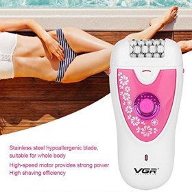 TOUISEDGI Épilateur électrique, épilateur Portatif Pour le Corps, Rasoir électrique Pour Femmes, Machine Dépilation Portable