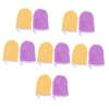 minkissy 10 Pièces Gants Démaquillants Gants en Microfibre pour Le Nettoyage Serviette pour Le Visage Serviette en Microfibre