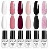 ROSALIND Vernis Semi Permanant UV Nail Art Lot Série Gris Clair Gel de Construction Pour Ongle Acrylique Beauty Salon Pour la