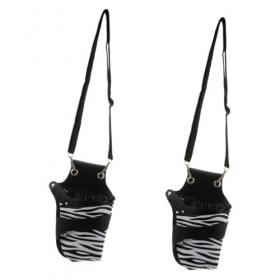 FRCOLOR 2 Pièces Outil De Cheveux Ceinture Sac Ciseaux Kit Poche Ciseaux Pochette Pour Coiffeurs Poche Brosses De Rangement S