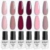 ROSALIND Vernis Semi Permanant UV Nail Art Lot Série Gris Clair Gel de Construction Pour Ongle Acrylique Beauty Salon Pour la