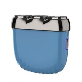 New Upgrade Magnet Attraction USB Charging Mini Rasoirs Lavables pour Homme EOq751 Bleu, Taille unique 