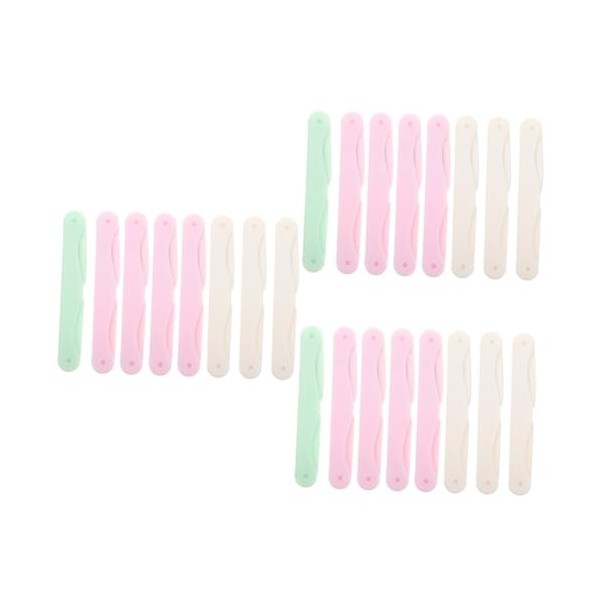 minkissy 24 Pcs Rasoir De Sourcils En Acier Inoxydable Rasoirs À Sourcils Tondeuse À Cheveux Rasoirs Pour Femmes Pour Le Rasa