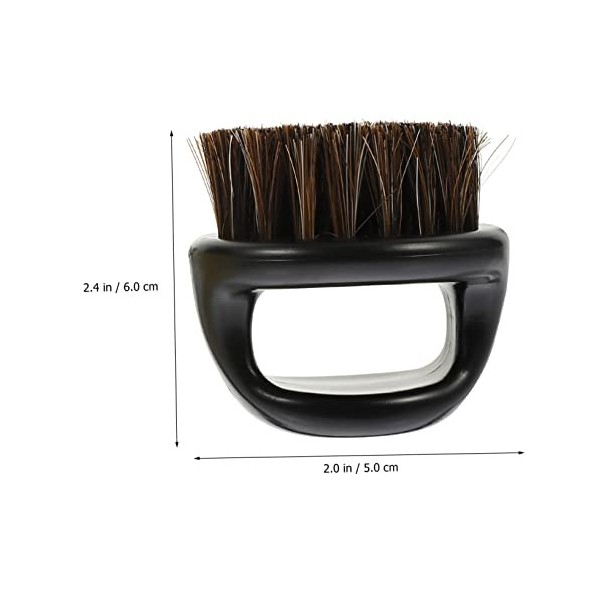 FRCOLOR Lot de 8 peignes à barbe pour homme - Brosse à cheveux pour cheveux bouclés - Brosse ronde pour moustache - Brosse à 