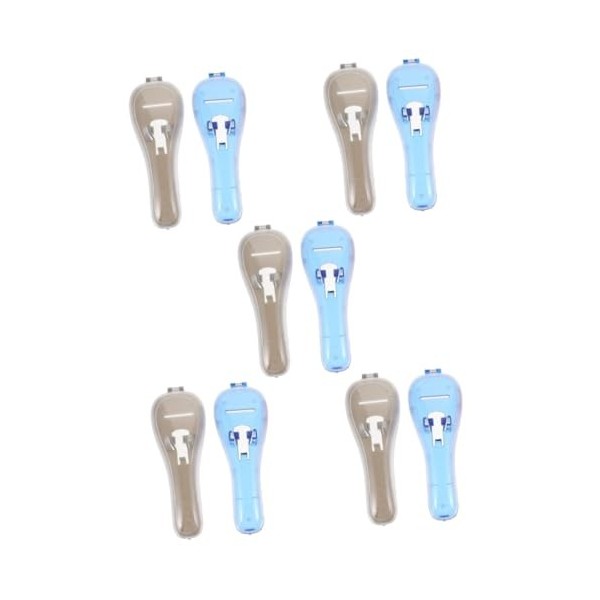 minkissy 8 Pcs Boîte De Rangement De Rasoir Rasoir Pour Hommes Rasoir En Plastique Voyage Rasoir Électrique Machines À Raser