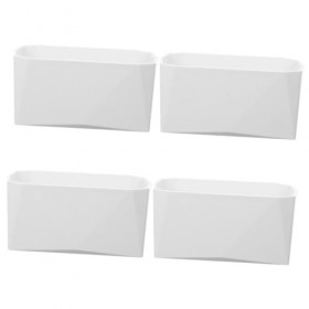 minkissy 4 Pièces Support De Rangement Pour Pinces À Épiler Présentoirs En Acrylique Conteneurs En Plastique À Emporter Suppo