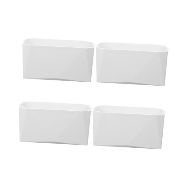 minkissy 4 Pièces Support De Rangement Pour Pinces À Épiler Présentoirs En Acrylique Conteneurs En Plastique À Emporter Suppo