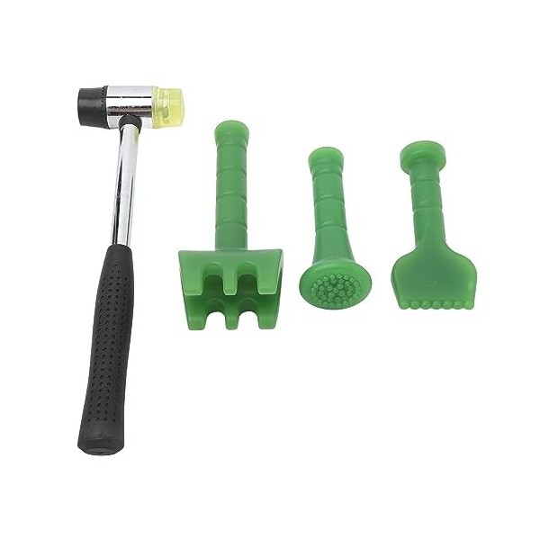 Ensemble Doutils de Massage Corporel Manuel, Soulage la Fatigue, Favorise la Circulation, Drague les Méridiens avec Alliage 