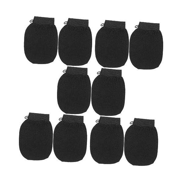 minkissy 10 Pcs Gants Exfoliants Gant De Sable Gant De Luffa Gants De Gommage Gant De Gommage Gant Exfoliant Coréen Gants De 