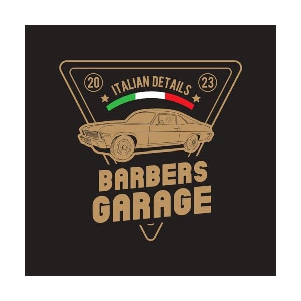 Barbers Garage Huile de soin pour barbe 50 ml – Détails italiens – Coiffage de barbe, non gras, la barbe devient douce et s