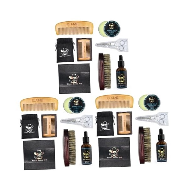 minkissy 6 Pièces Hommes De Costume Hommes Costume Hommes Crème À Raser Hommes De Toilettage Kit Costume Pour Hommes Hommes D