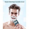 CkeyiN Rasoir Electriques Hommes,USB Tondeuse Barbe,Mini Rasoir Électrique Rasage à Feuilles avec 2 Lames pour Homme,Sans Fil