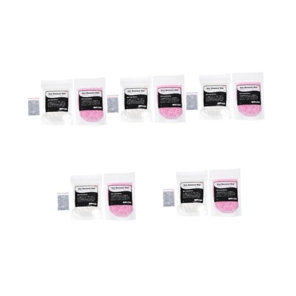 minkissy 2 Ensembles De Haricots De Cire DÉpilation Kit DÉpilation Du Nez Haricots De Cire DÉpilation Perles De Cire Indol